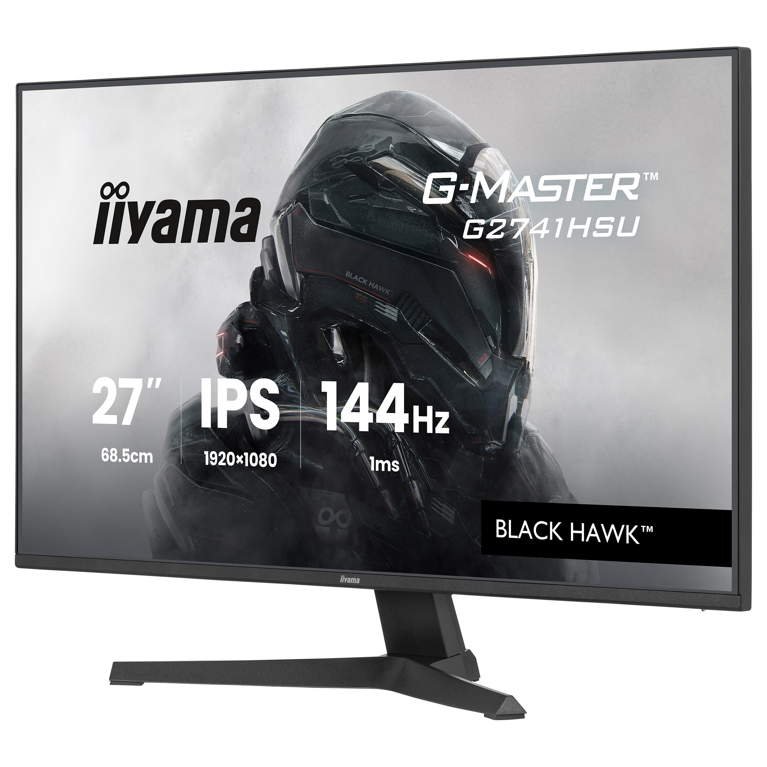Monitor Gaming iiyama G-Master G2741HSU-B1 / 27"/ Full HD IPS / 144 Hz / 1 ms / HDMI+USB+DP+HDCP - Zezë - 2
