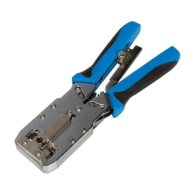 Pincë për Shtrëngim të Konektorëve të Rrjetit LogiLink WZ0035 PrimeLine, RJ45, RJ12, RJ11, Cat5, Cat6 - Zezë/Blu
