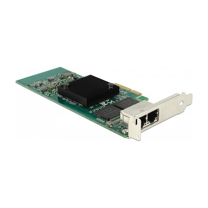 Karta të Rrjetit Delock 89945 / PCIe x4 / 2x Gigabit LAN RJ45 / 1000Mbps / Intel i350 / Low Profile - 1