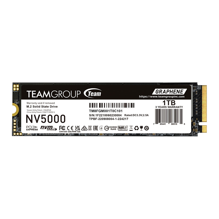 SSD të Brendshme Teamgroup NV5000 / M.2 PCIe 4.0 x4 / 1TB - 1