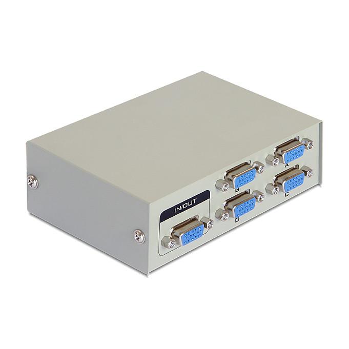Switch VGA DeLOCK 87635, 4x VGA në 1x VGA ose 1x VGA në 4x VGA, Full HD 1920×1080px - Zezë - 2