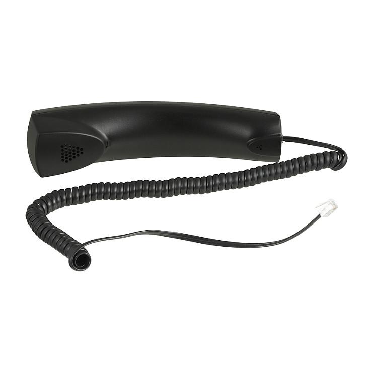 Receptor Wideband Auerswald COMfortel, për Montim në Mur, 150Hz–8kHz, Kabllo 2m - Zezë - 1