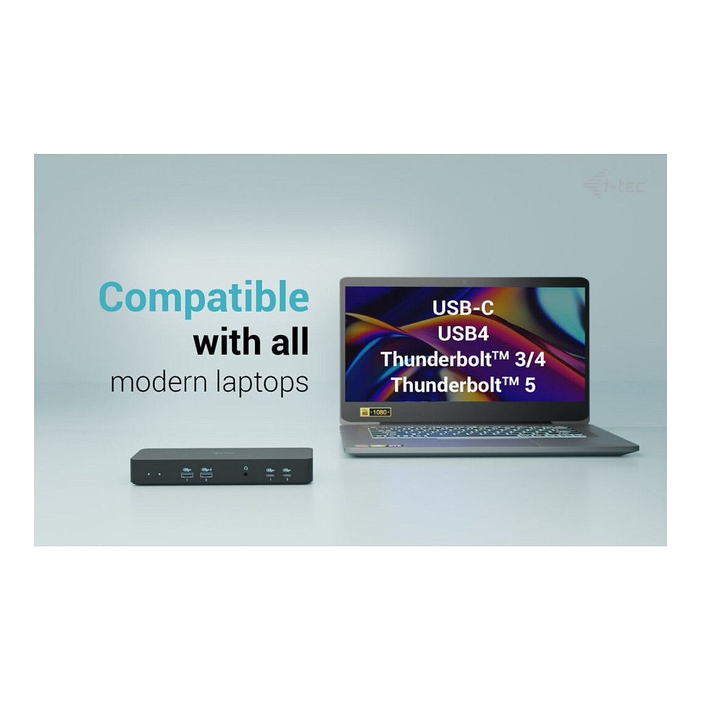 Docking Station I‑TEC USB‑C Intelligent Triple Display – Zezë - 5