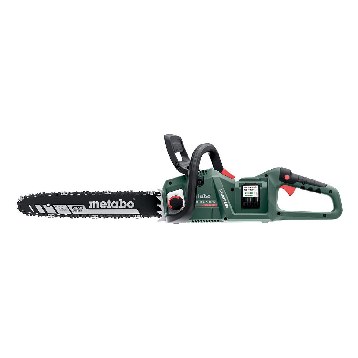 Sharrë me Zinxhir me Bateri Metabo MS 36-18 LTX BL 40, 36V, Brushless, 40cm, 22m/s - Gjelbër - 2
