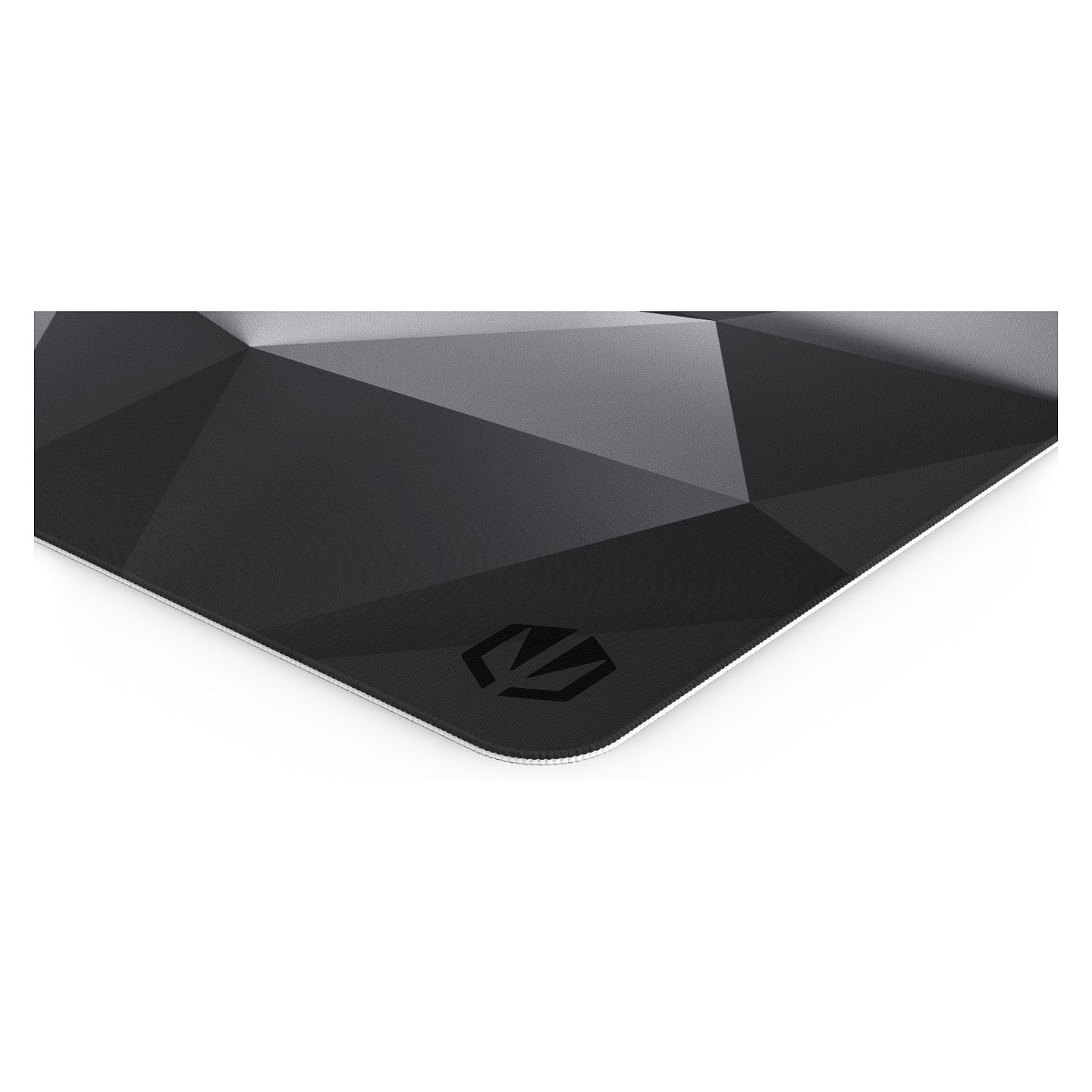 Mauspad Gaming ENDORFY Crystal Black XL / 900x400x3mm / XL / Sipërfaqe Pëlhure / Rezistent ndaj Lagështirës / Skaje të Qepura / Bazë Gome – Zezë/Gri/Bardhë - 3