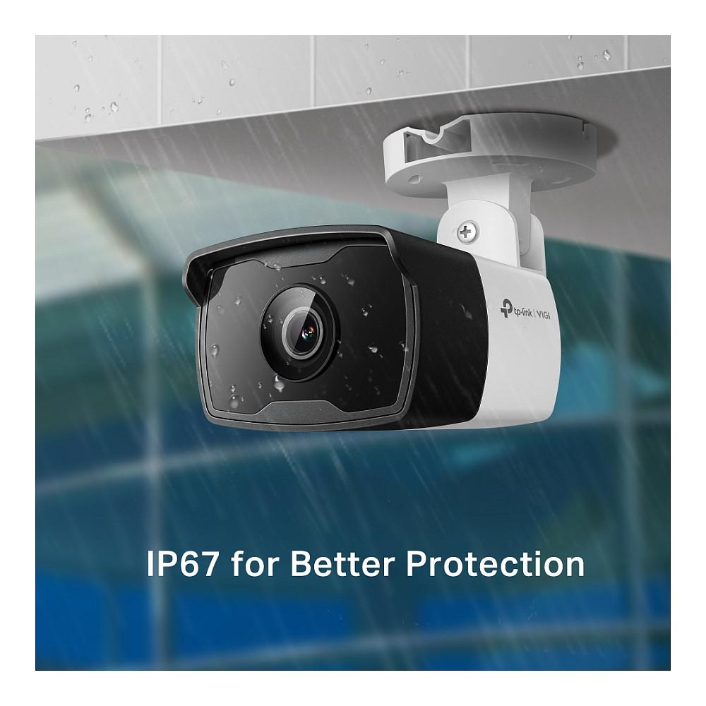 Kamerë Sigurie IP CCTV TP-Link VIGI C340I, 4MP, 4 mm, 75.1°, IR, PoE, IP67 - Zezë/Bardhë - 9
