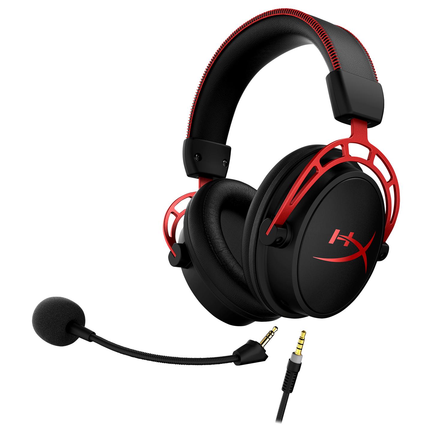 Kufje Gaming HyperX Cloud Alpha / Wired / 50mm / 3.5mm / Mikrofon i shkëputshëm / Noise Cancelling - Zezë/Kuqe - 13
