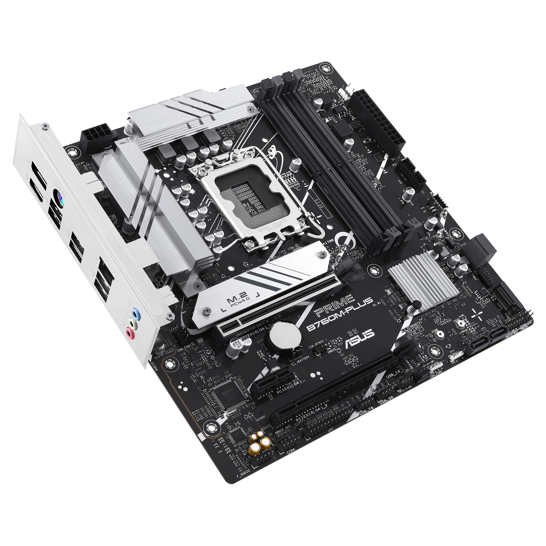 Pllakë Amë MB Intel ASUS PRIME B760M-PLUS / LGA 1700 / DDR5 / mATX / HDMI+DP - 5