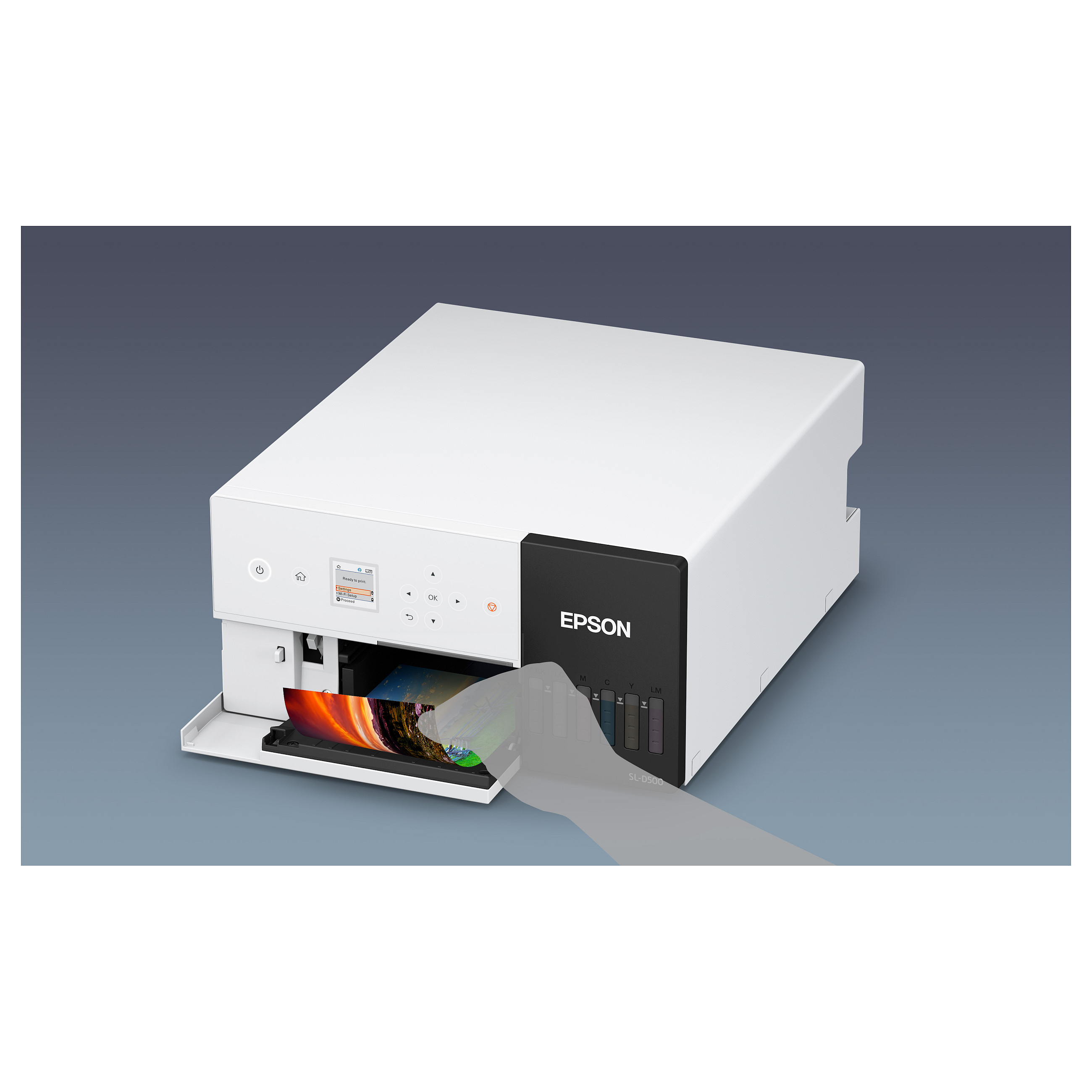 Printer Inkjet | Fotografik Epson SureLab SL-D500 / 1440x720 DPI / 10x15cm / 4.17 foto/min - i Bardhë - 3
