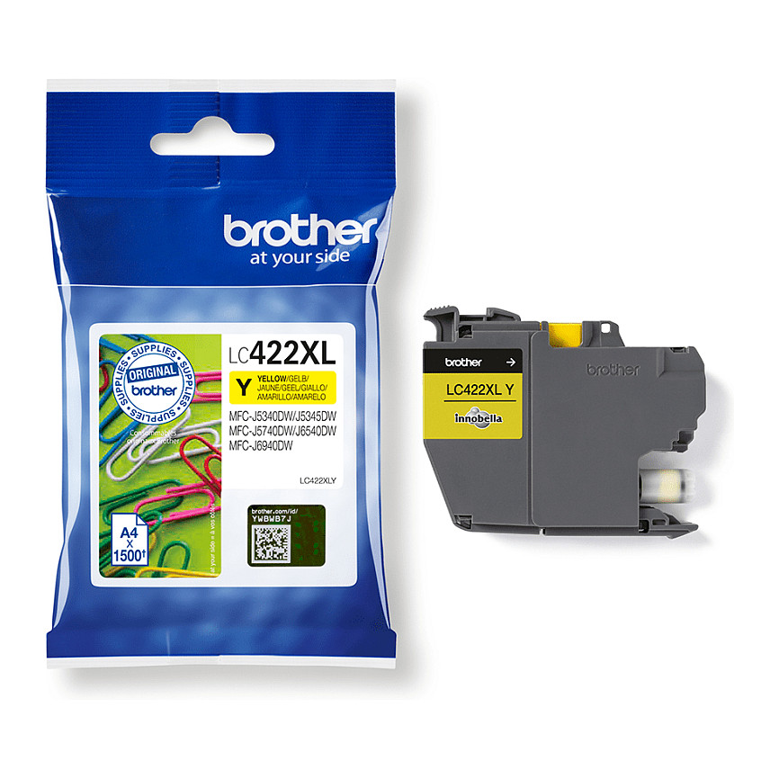 INK Brother LC-422XLY / 1500 faqe – Verdhë - 2