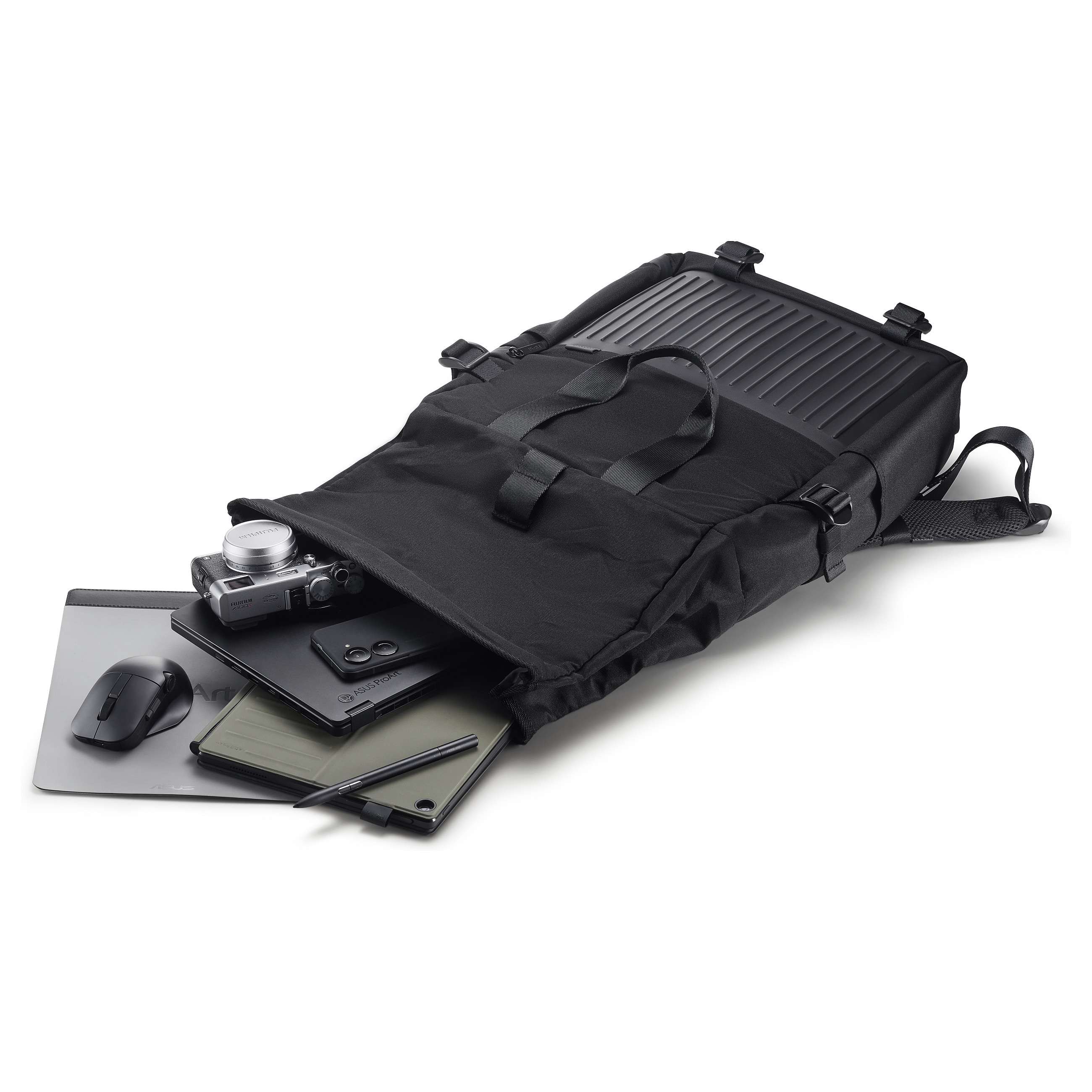 Çantë ASUS ProArt PP4600 / 16" / Roll-Top / Water-Repellent / Polyester - Zezë - 10