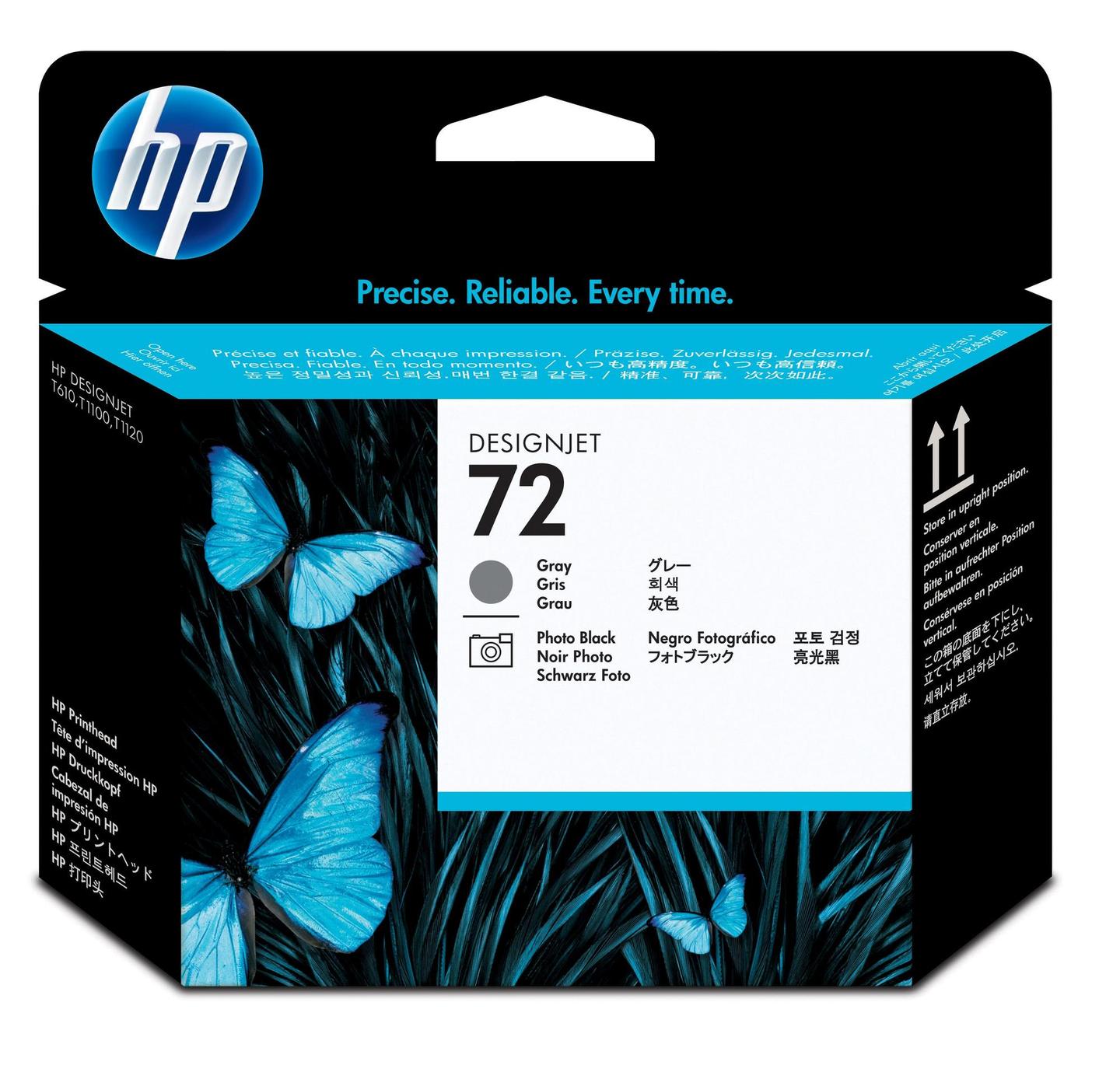 Koka për Printer HP 72 / C9380A / Grey + Photo Black / HP Thermal Inkjet / 2112 Nozzle - Gri