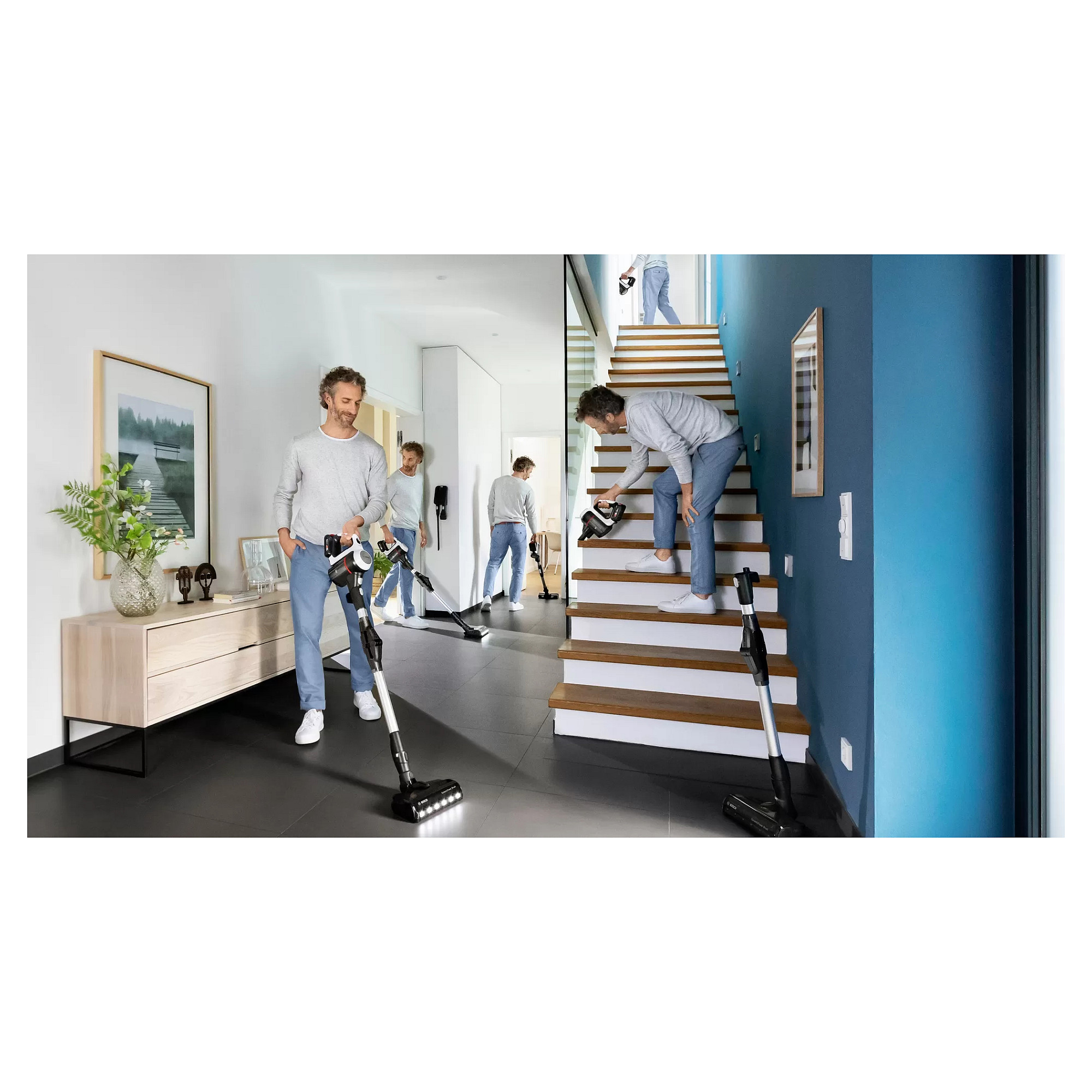 Fshesë robotike Bosch / Unlimited 7 BBS711W / Cordless Stick Vacuum Cleaner - Zezë - 6