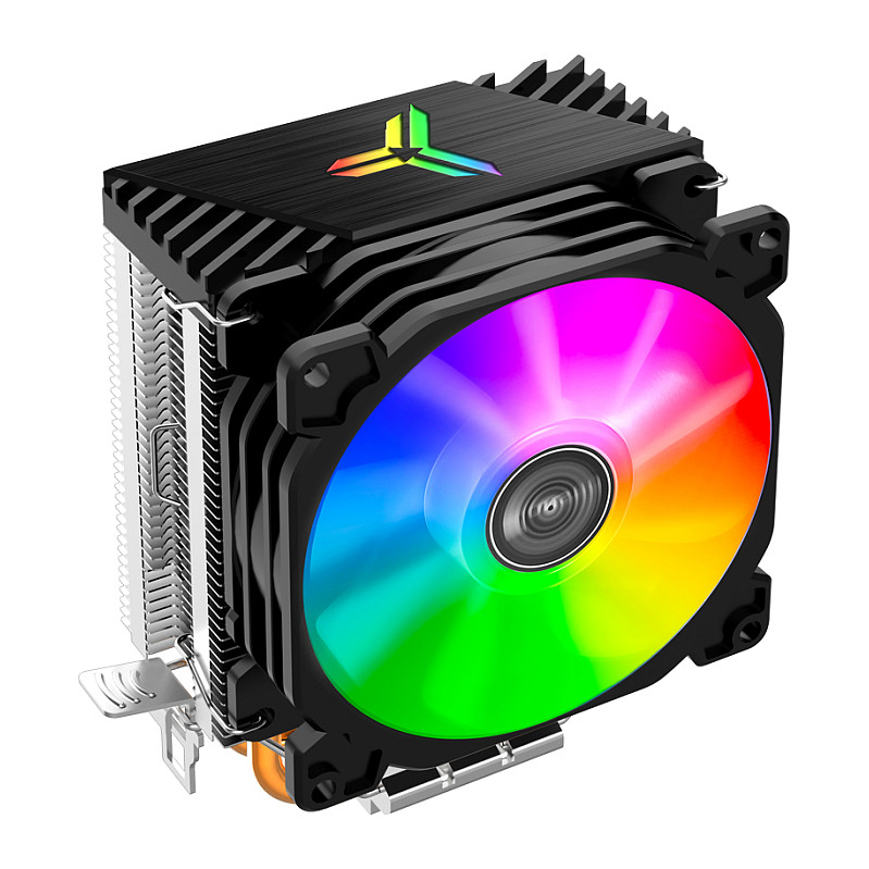 Ftohës për Procesor Jonsbo CR-1200 / 95W TDP / 2×6mm Heatpipe / 92mm Fan / ARGB / LGA115x/1200/1700 / AM4/AM5 – Zezë - 2