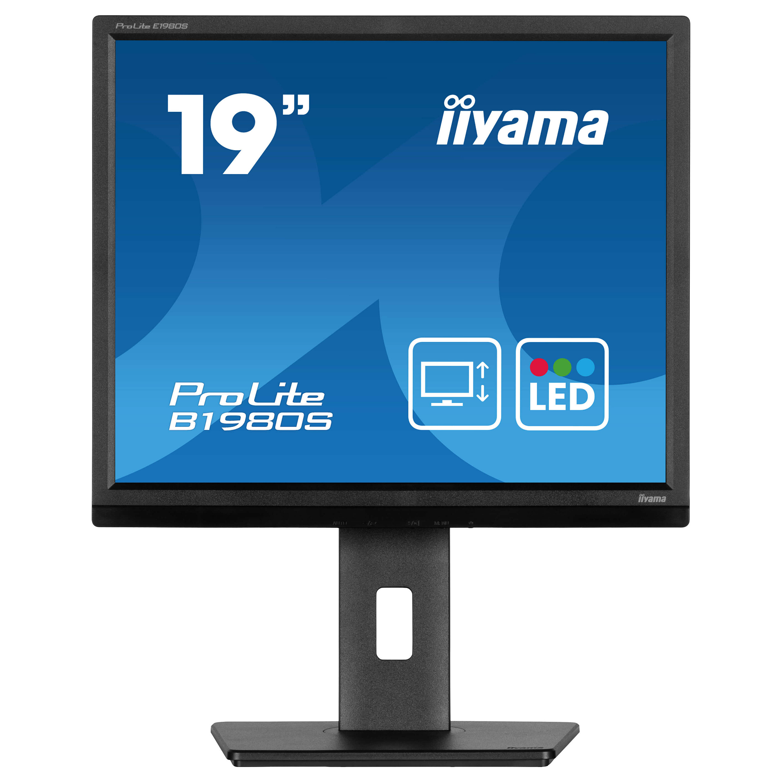 Monitor iiyama ProLite B1980S-B1 / 19″ / VGA TN LED / 75Hz / 3ms / HDMI + DP - Zezë - 3