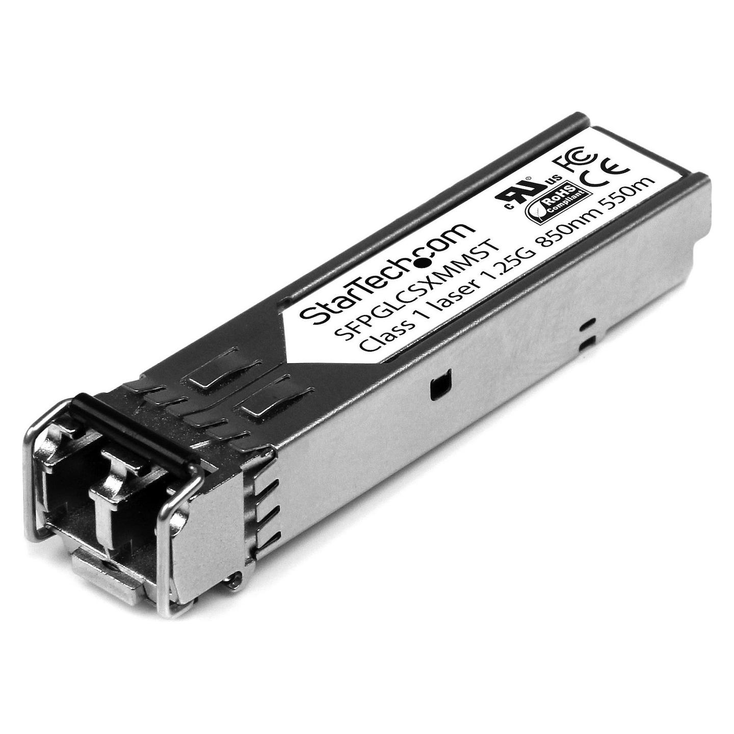Transceiver SFP StarTech.com GLCSXMM10PST, 1Gbps, 1000BASE-SX, Multi-Mode, 850nm, LC Duplex, 550m, Paketim 10 copë - Argjend - 2
