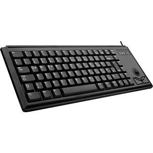 Tastierë me kabllo CHERRY TAS G84-4400 Corded TRACKBALL / USB / US / e zezë - 1