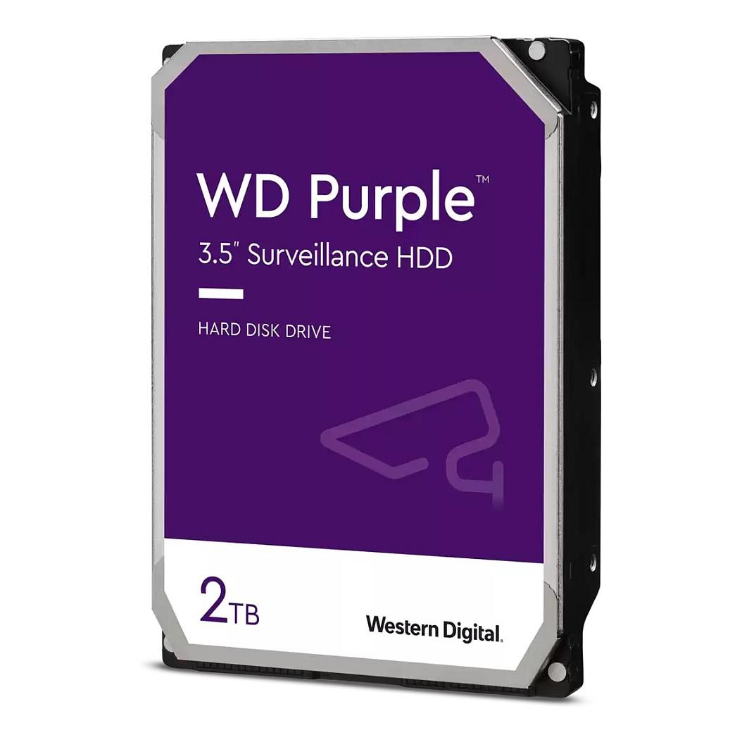 HDD të Brendshme Western Digital WD Purple WD22PURZ / 2TB / 3.5" / SATA III / 5400 RPM / 256MB Cache / 24x7 – Vjollcë