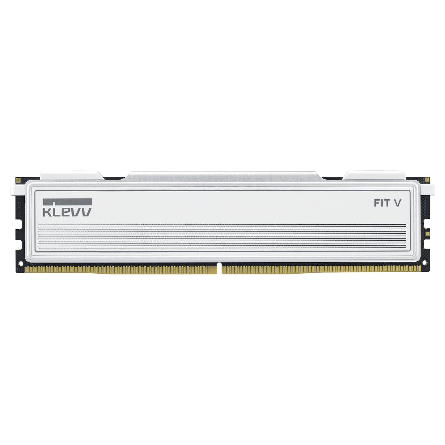 RAM Memorie DDR5 KLEVV FIT V, 16GB, DIMM, 5600MHz, CL30, 288-pin – Bardhë - 1