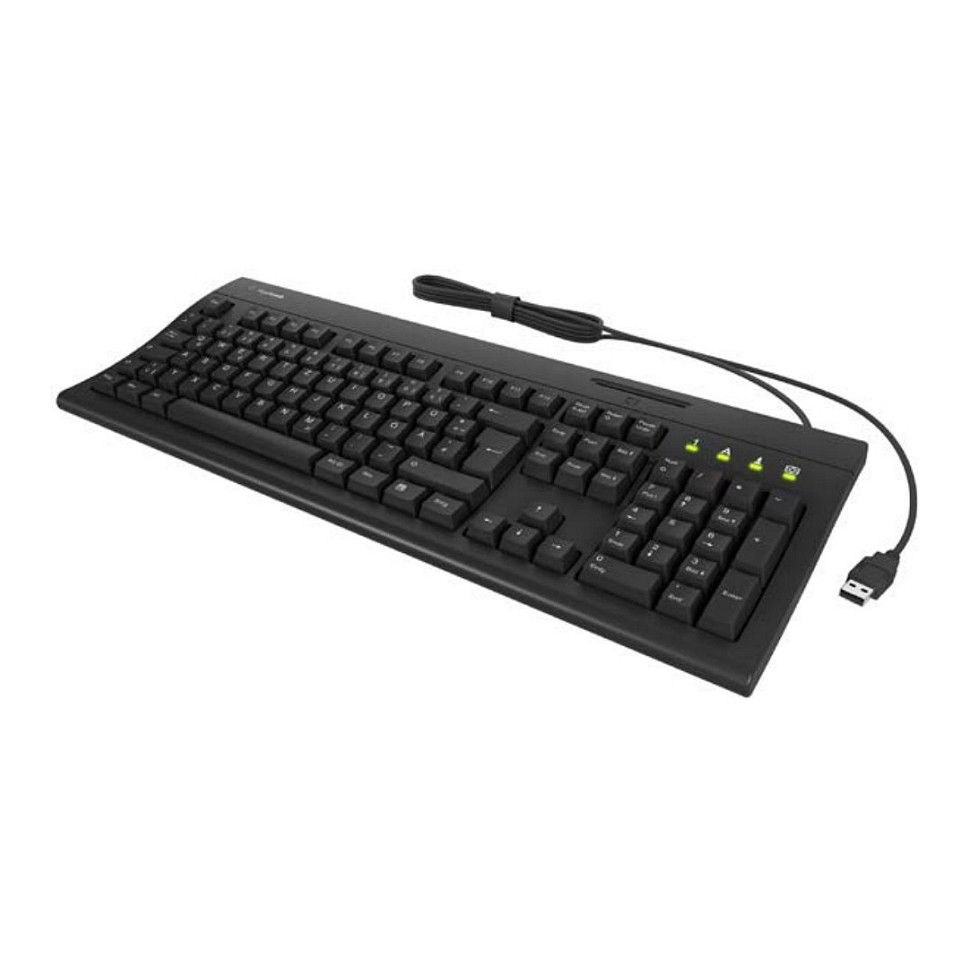 Tastierë me kabllo KeySonic KSK-8041U-CR / Mekanike / 105 Taste / USB - Zezë
