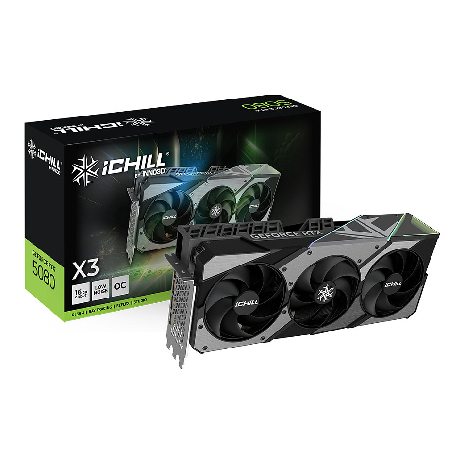 Kartelë Grafike NVIDIA GeForce RTX 5080 / 16GB GDDR7/ 3‑Fan - 3