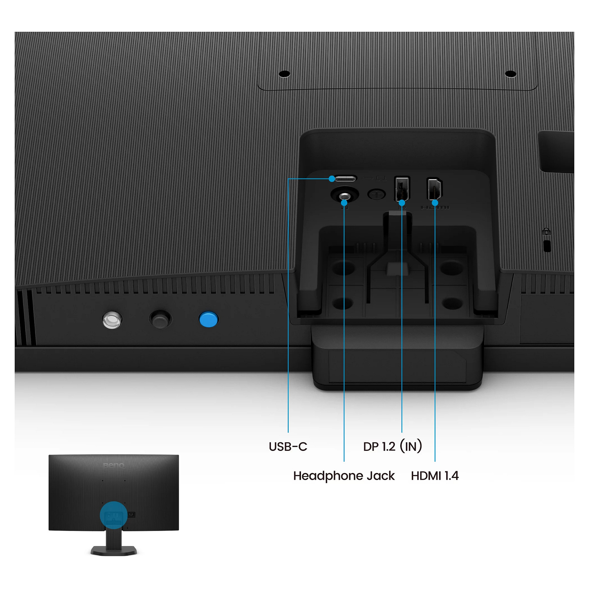 Monitor BenQ GW2790C / 27"/ Full HD IPS / LCD / 144Hz / 5ms / HDMI+DP+USB - Zezë - 7