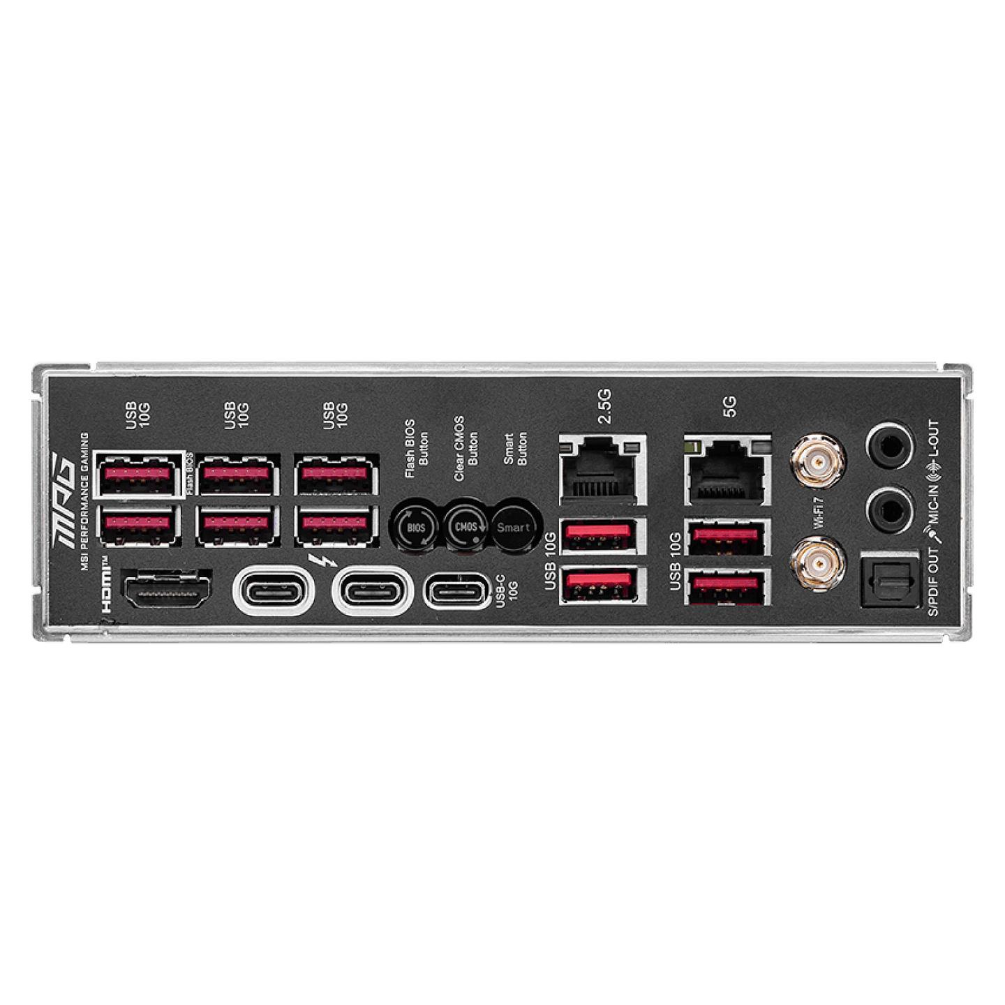Pllakë Amë MB Intel MSI MPG Z890 CARBON WIFI, LGA1851, Z890, ATX, DDR5, WiFi 7 - 5