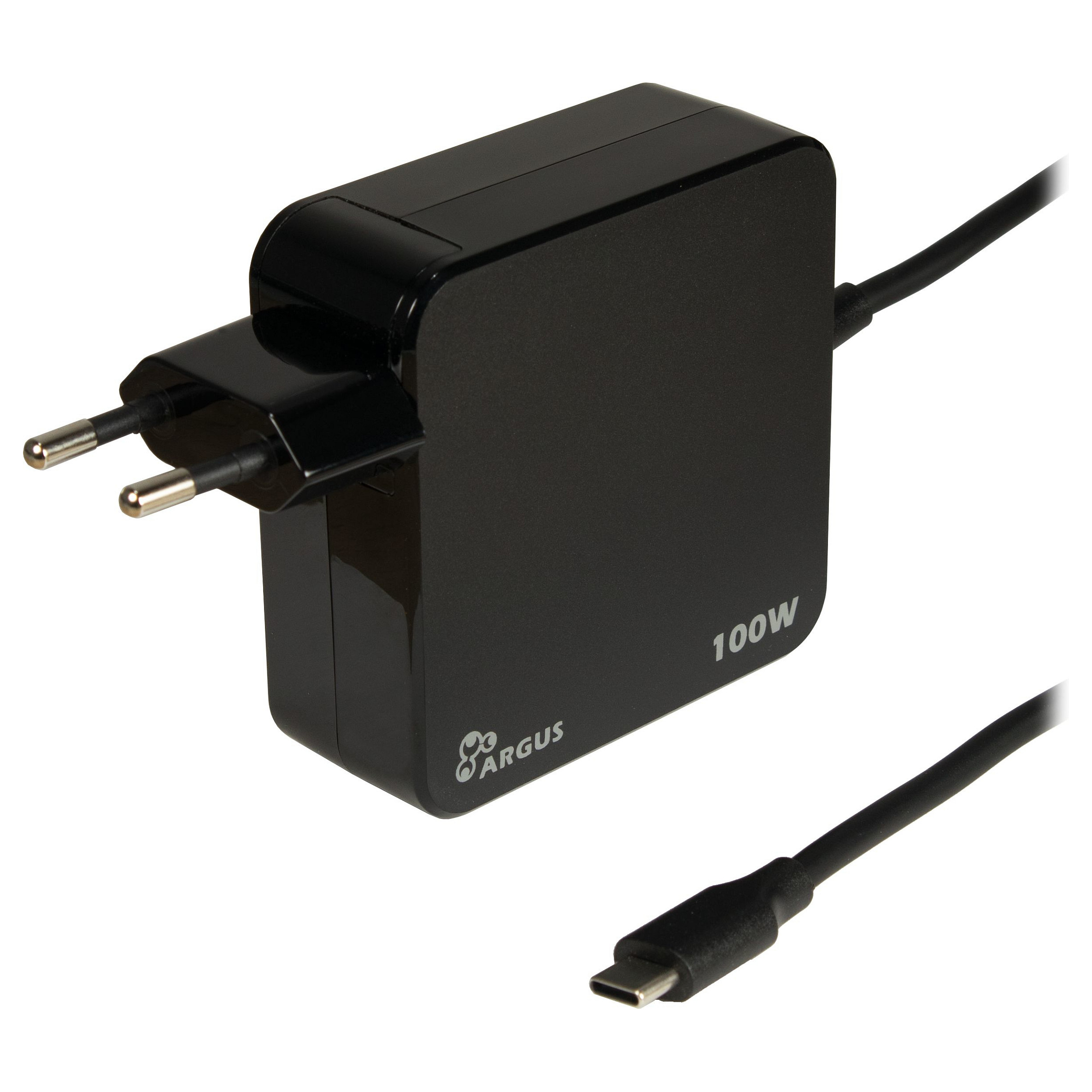 Aksesorë për telefon Inter-Tech PD-2100 USB-C Charger 100W – Zezë - 1