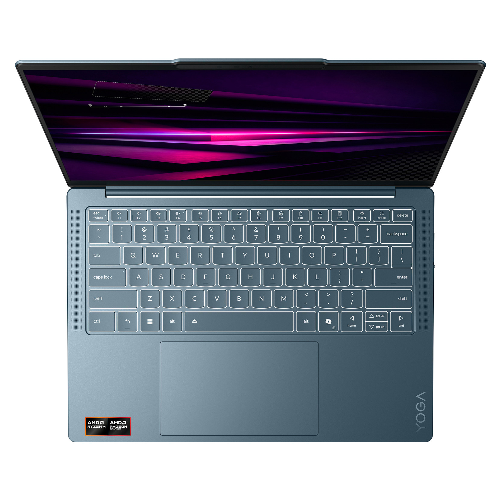 Laptop Lenovo Yoga 7 Slim 14AGP11 / Ryzen AI 5 430 / 16GB / 512GB / 14" WUXGA OLED 60Hz / AMD Radeon 840M / DE  - Blu - 17