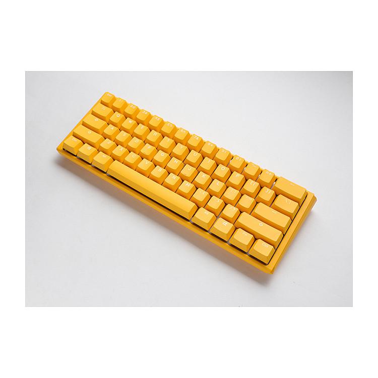 Tastierë Gaming Ducky One 3 Yellow Mini 60% / Mekanike / Cherry MX Red / Hot-Swap / RGB / USB-C / 1000Hz - Verdhë - 6