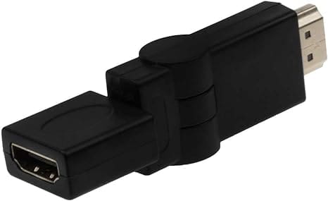 Adapter HDMI / Male to Female / 360 shkallë / I zi - 6