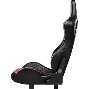 Karrige Gaming Asetek SimSports Initium Forte Seat / Racing Seat / Për Initium Cockpit / GT & Formula – Zezë/Kuqe - 4
