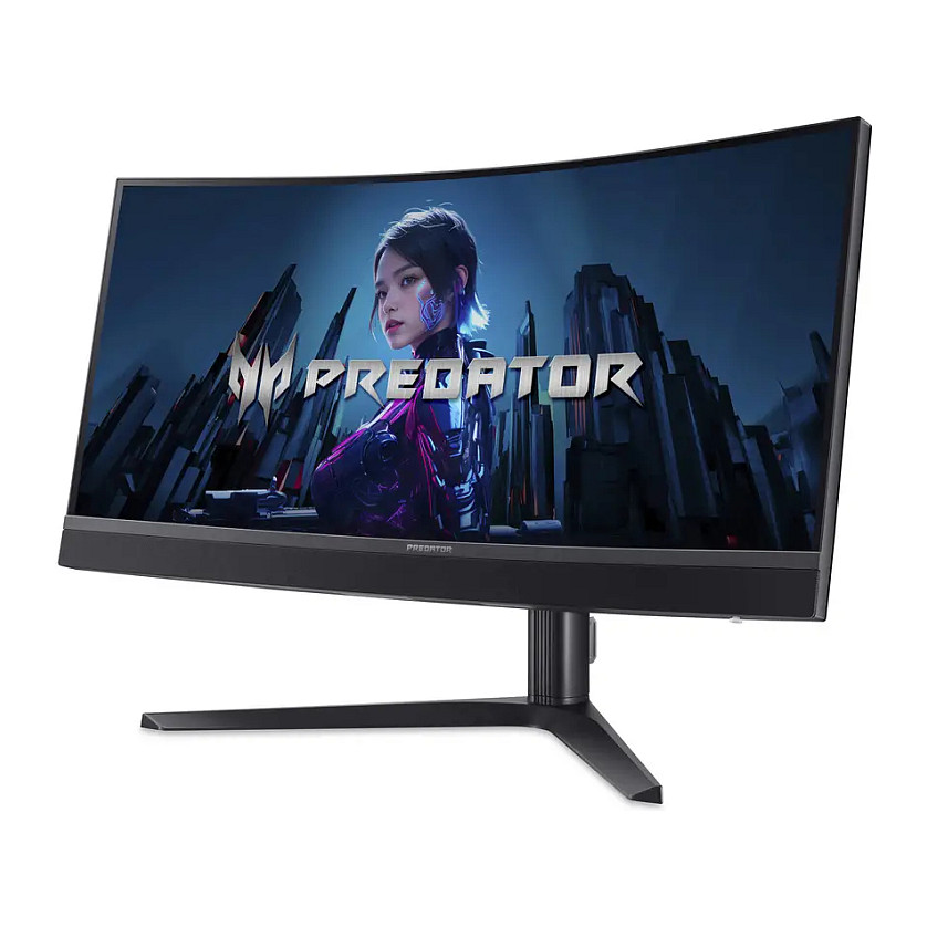 Monitor Gaming i lakuar Acer Predator X34V3b / 34" UltraWide Quad HD 180Hz 1 ms VA Curved / HDMI, DisplayPort / e zezë - 3