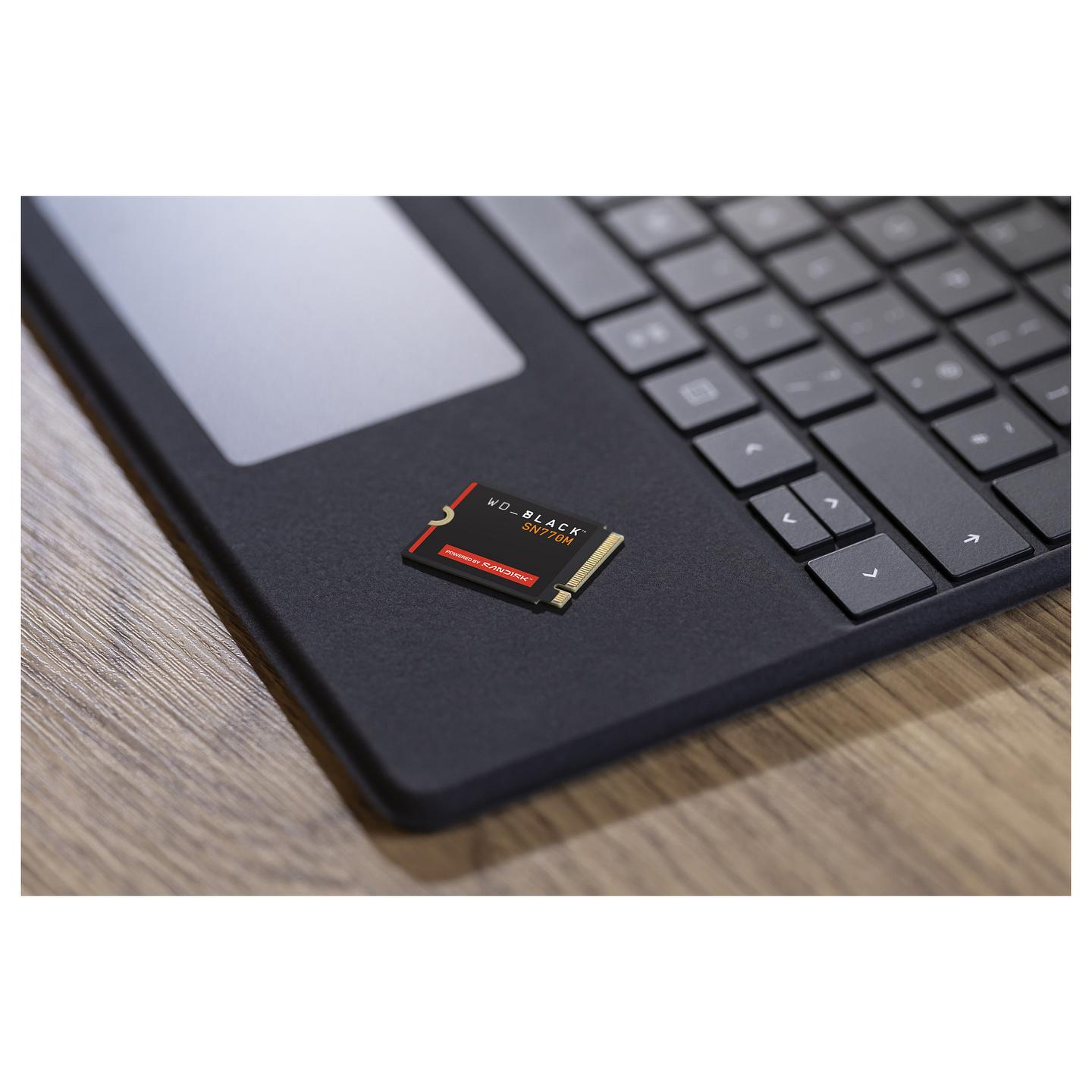 SSD e Brendshme Western Digital WD_BLACK SN770M, 2TB, M.2 2230, PCIe 4.0 x4, NVMe, 5150MB/s Read, 4850MB/s Write, 3D TLC NAND - Zezë - 5