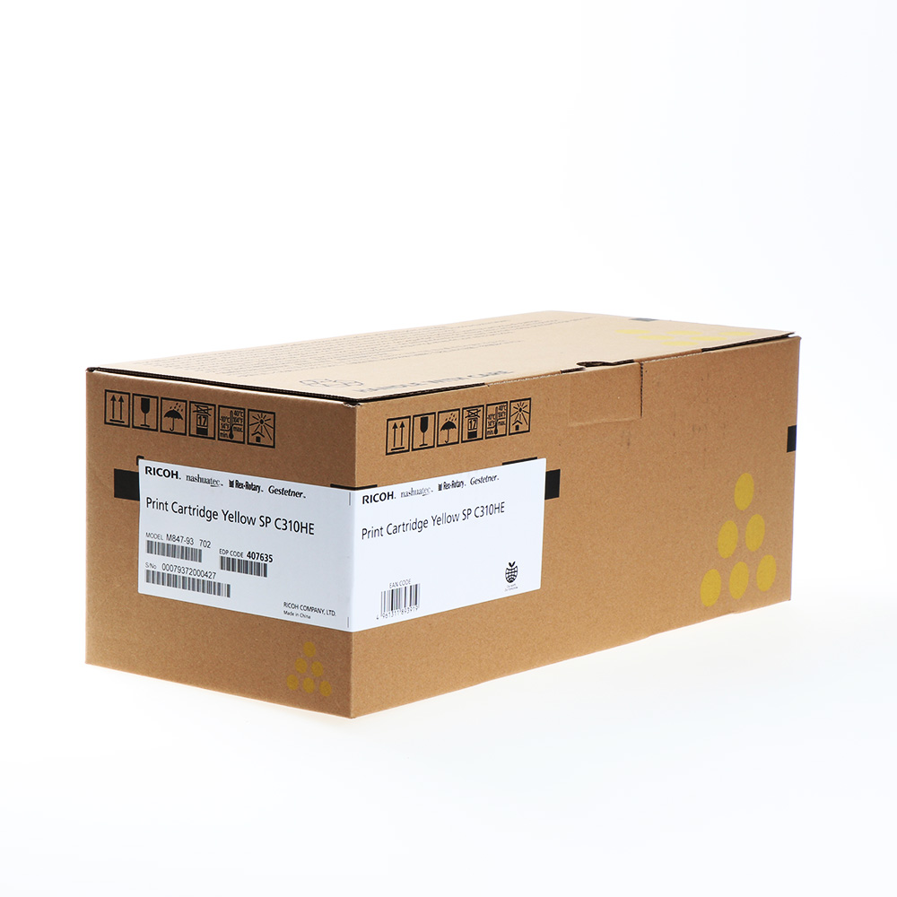 Toner Ricoh Type SPC310 / 407635 XL –Verdhë (406482) - 1
