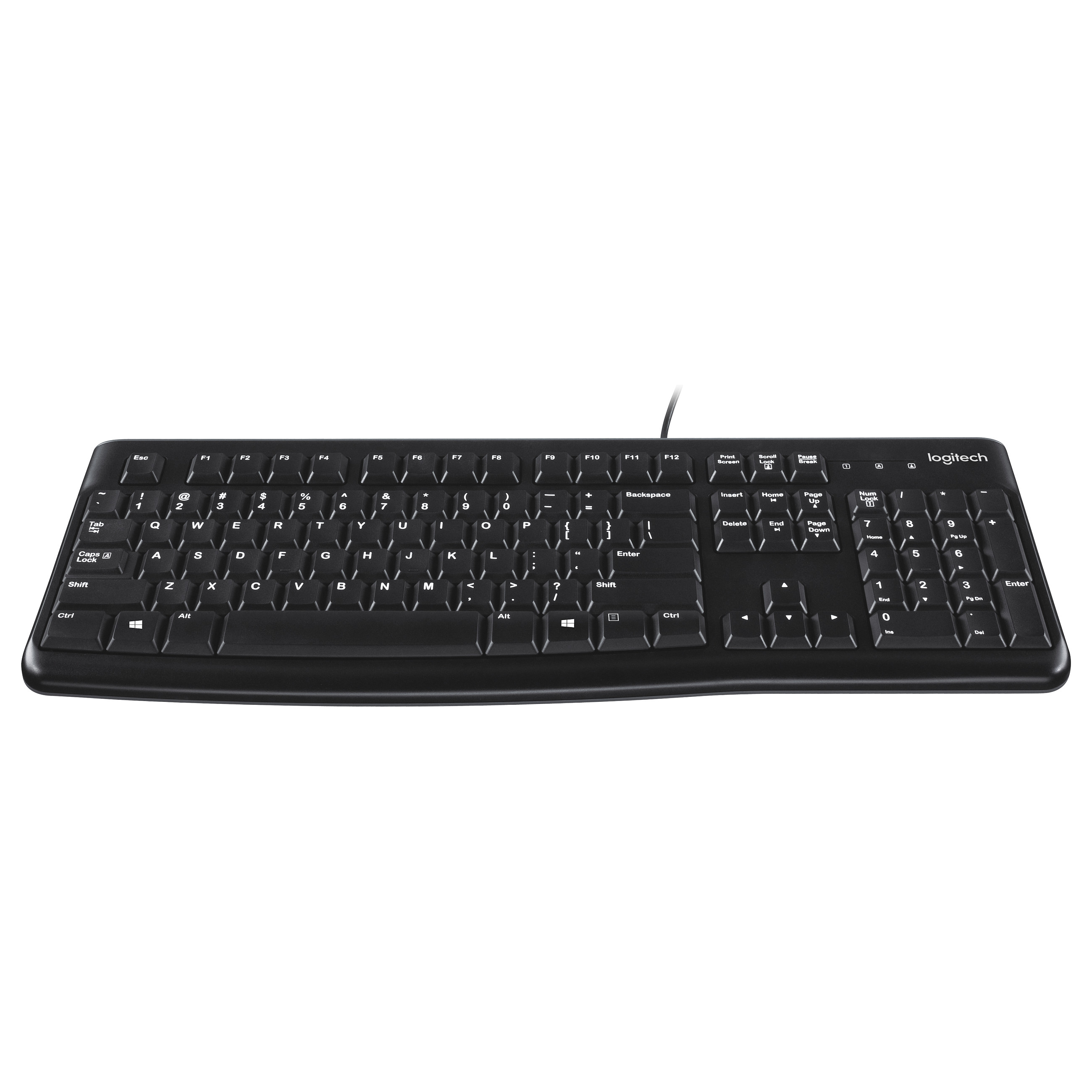 Logitech K120 USB black QWERTY US - 1