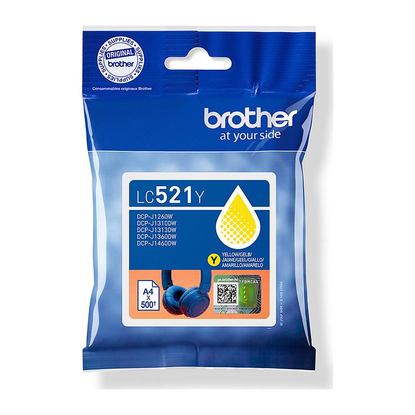 Ink Brother LC521Y, 500 faqe - Verdhë