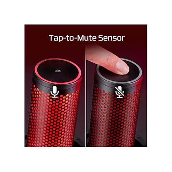 Mikrofon HyperX QuadCast 2 / USB-C / 24-bit / 96 kHz / 3 Kapsula Kondensatori 14mm / 4 Mode Regjistrimi / RGB - Zezë - 18