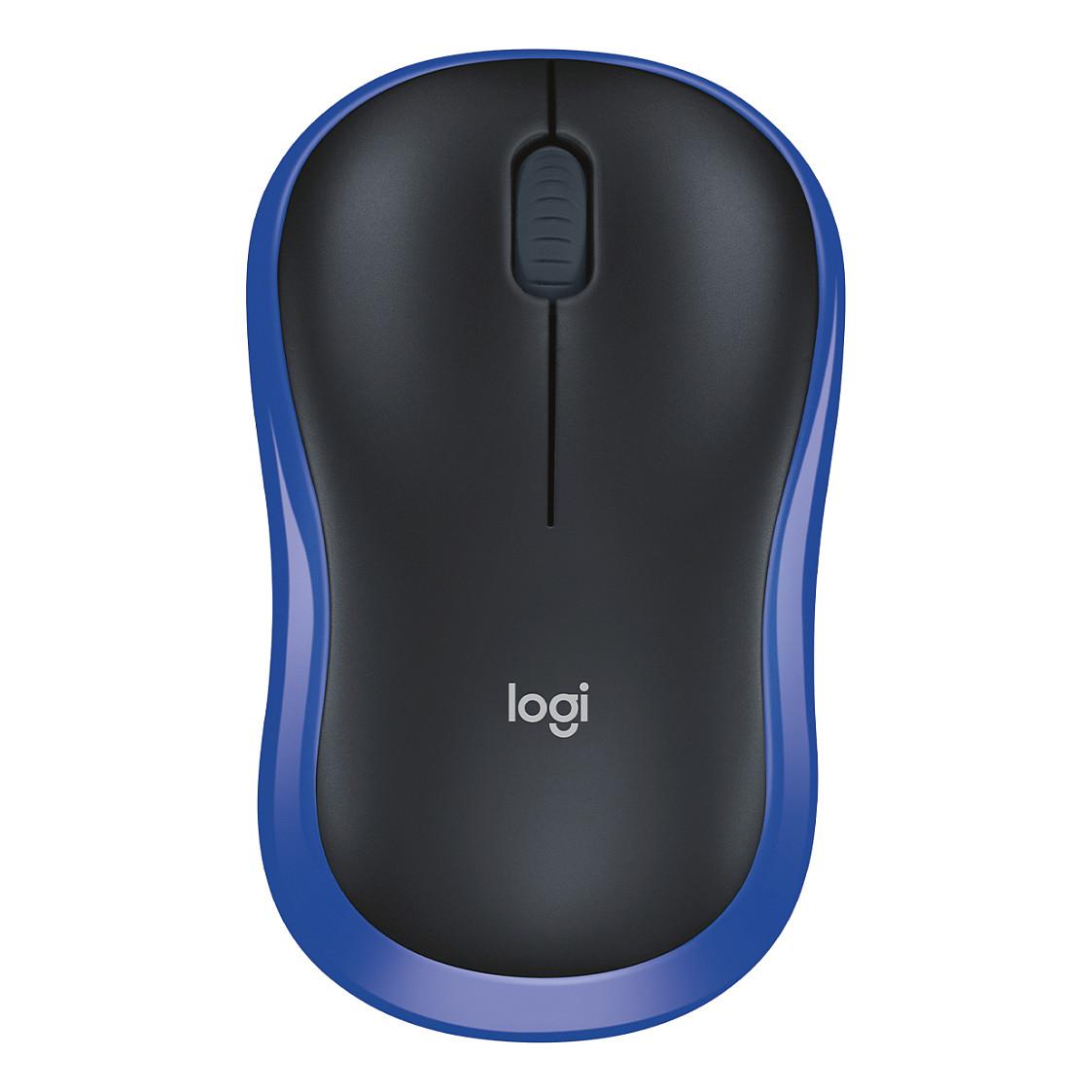 Maus pa kabllo Logitech M185 / Wireless 2.4GHz / Optik / 1000 DPI / 3 Butona / Nano USB Receiver - Blu/Zezë - 14