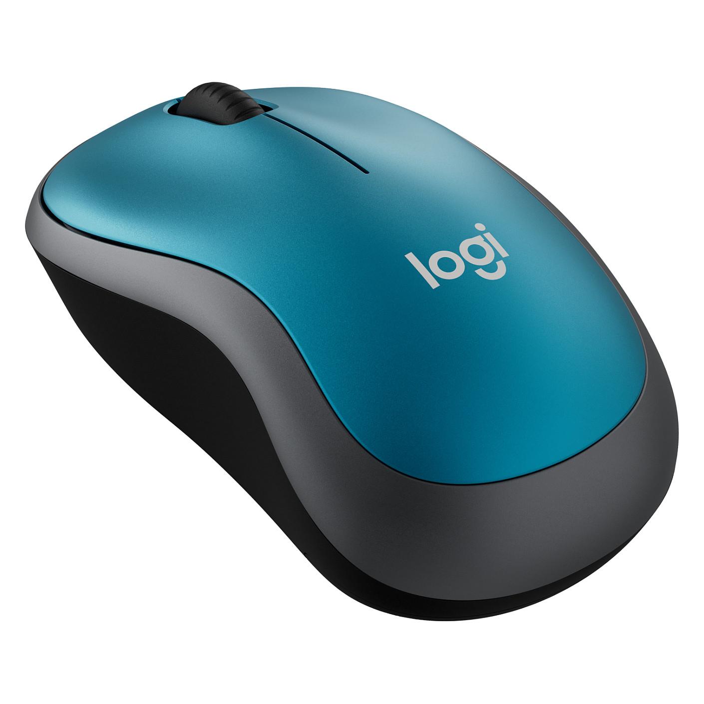 Maus pa kabllo Logitech M185 / Wireless 2.4GHz / Optik / 1000 DPI / 3 Butona / Nano USB Receiver - Blu/Zezë - 16