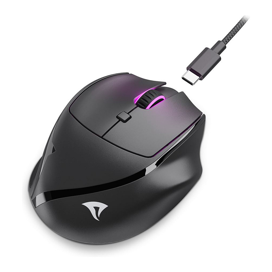 Maus Gaming Sharkoon OfficePal M25W – Zezë - 4