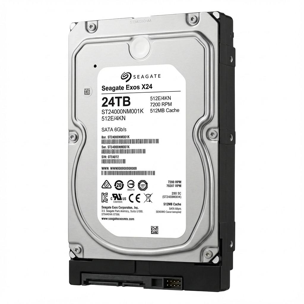 HDD e Brendshme Seagate Exos M ST24000NM001K, 24TB, 3.5", SATA III, 7200RPM, 512MB Cache, 240MB/s