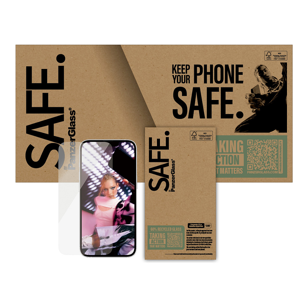 Aksesorë për telefon SAFE Screen Protector for iPhone 16e / 14 / 13 / 13 Pro / Bulk Pack – UltraWide Fit - 2