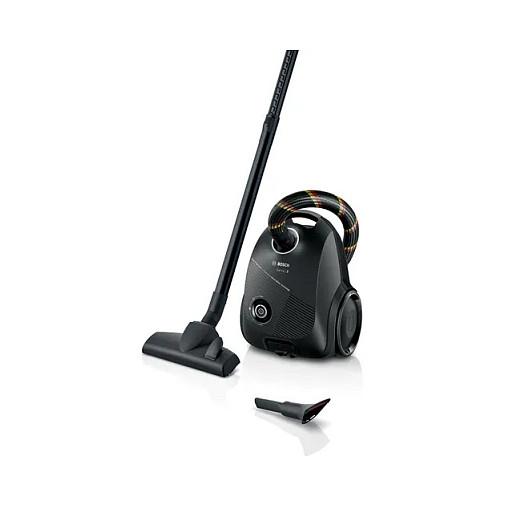Fshesë Elektrike Bosch Serie 2 BGDS2CHAMP, 600W, 3.5L, PureAir Hygiene, 8m, 5m Kabllo, me Qese - Zezë
