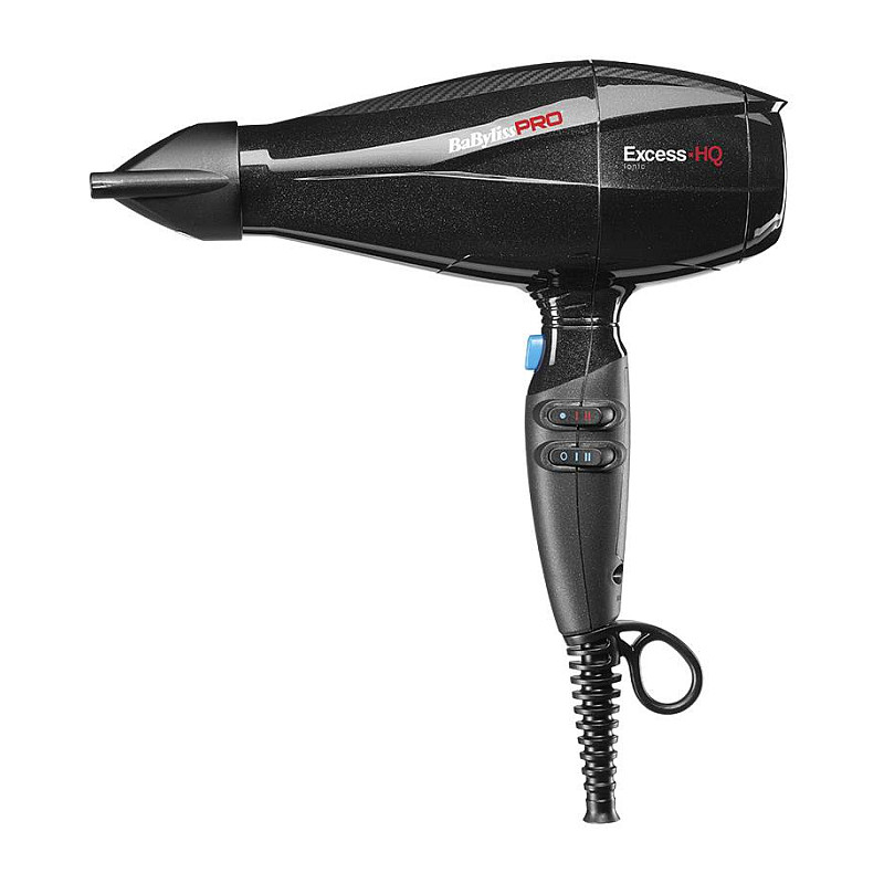 Tharëse për flokë BaByliss PRO Excess-HQ BAB6990IE / 2600W / AC / Ionic / 152 km/h / 1082 Pa / 6 Cilësime / 555g – Zezë