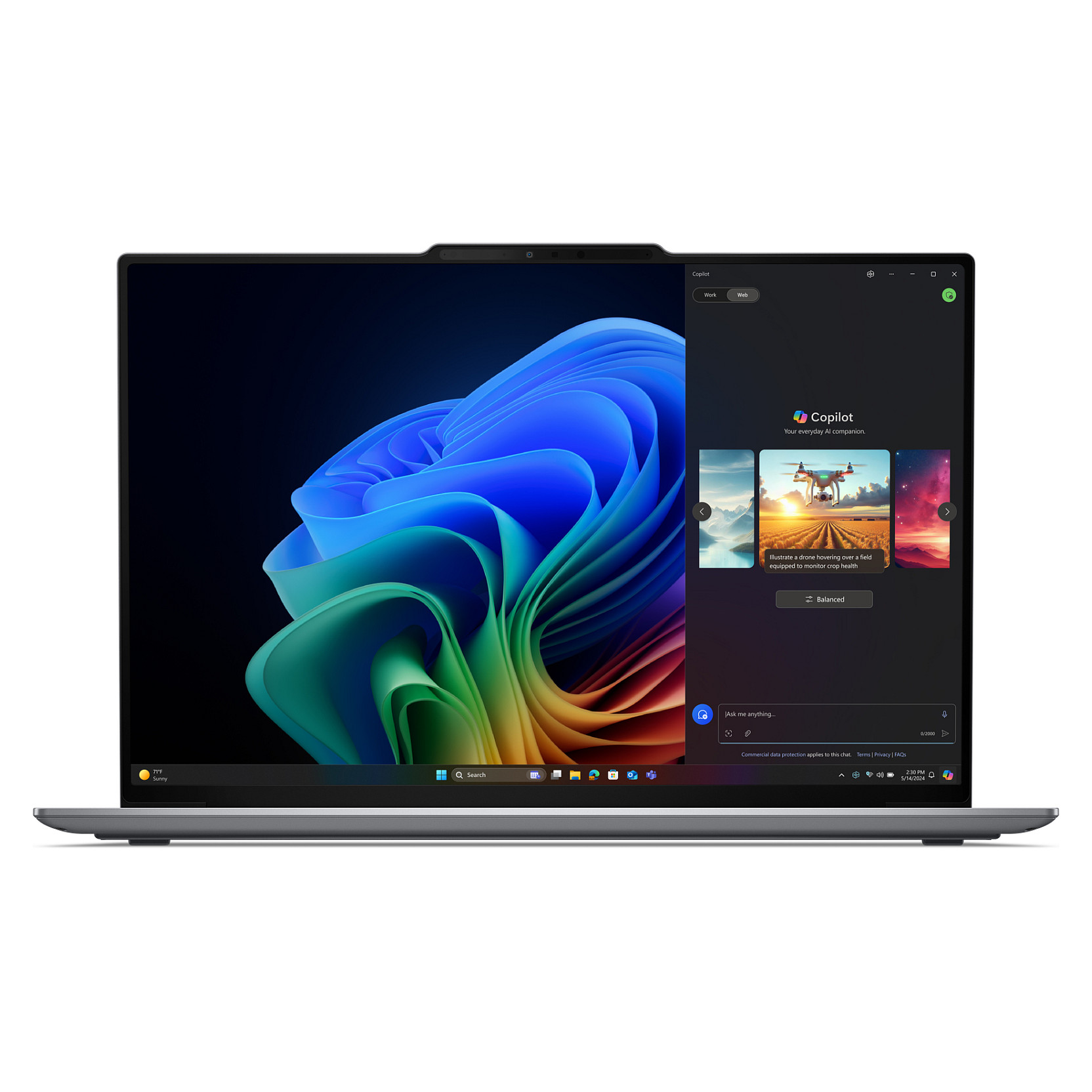 Laptop Lenovo ThinkPad X9-15 G1 / Ultra 7 258V / 32GB LPDDR5 / 1TB / 15.3" 2.8K OLED Touch / Intel Arc 140V / DE  / Gri - 7