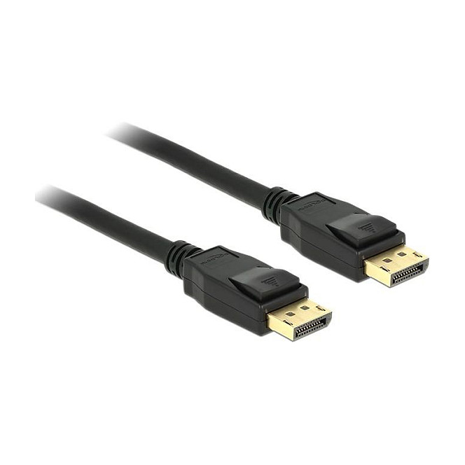 Kabllo DisplayPort DELOCK 1.2 / Pasiv / 4K60Hz / 1 m – Zezë - 2