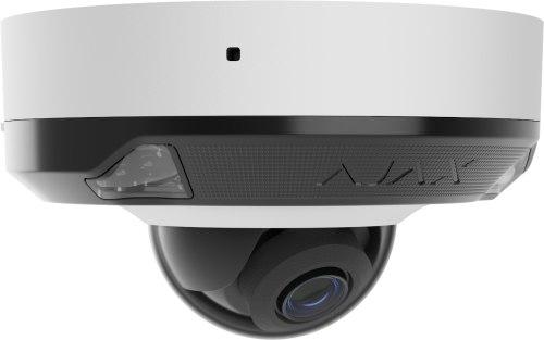 Kamerë Sigurie IP CCTV AJAX DomeCam Mini HL, 8MP, 2.8mm, AI, Hybrid Light, True WDR, IR 15m, PoE, IP65 - Bardhë