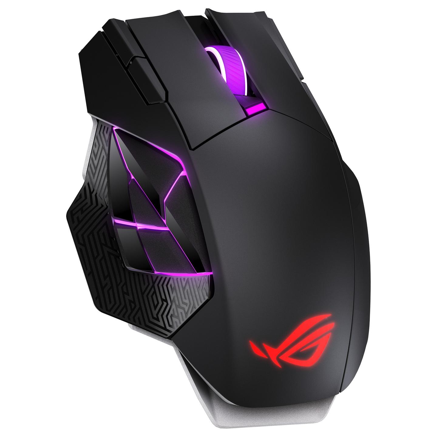 Maus Gaming  ASUS ROG SPATHA X 65K, 65.000 DPI, 12 Butona, Wireless, Bluetooth, USB-C – Zezë - 6