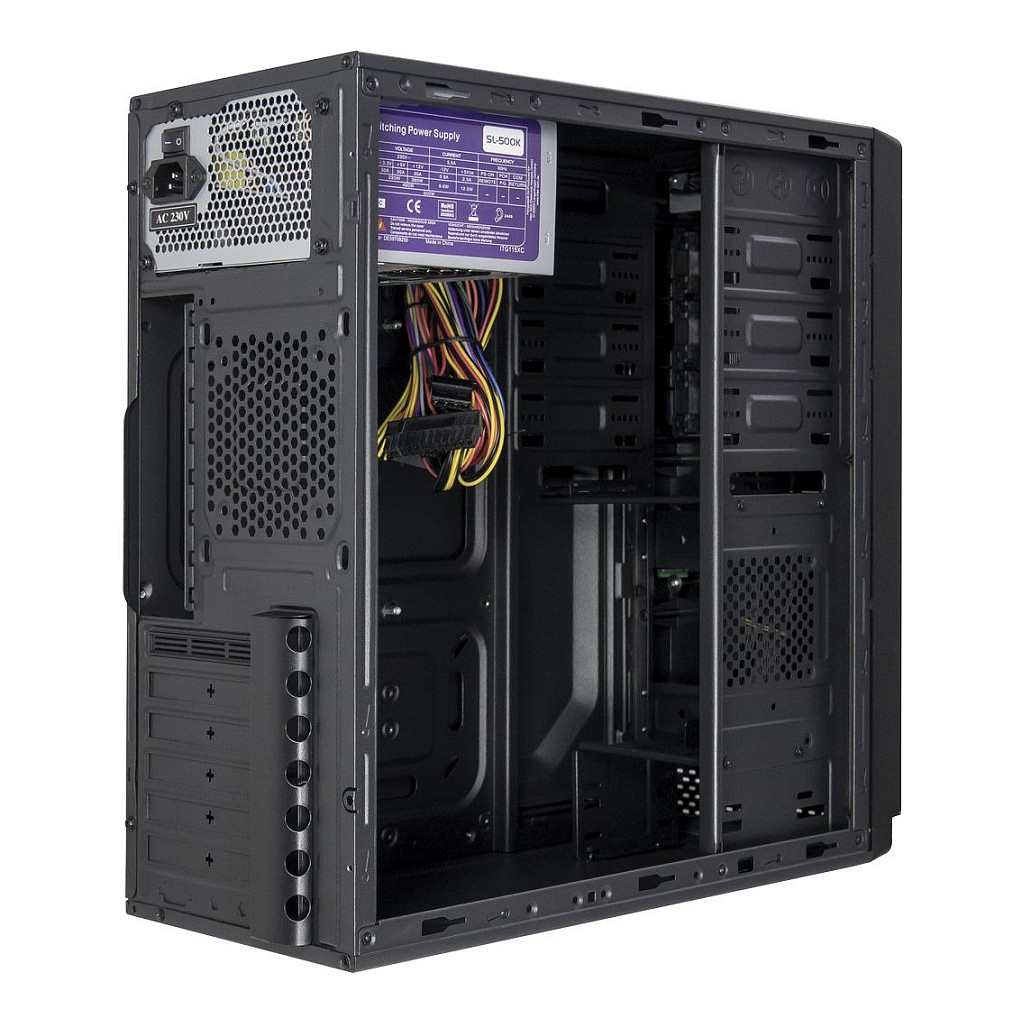 Kasë Inter-Tech IT-5916 / 500W Midi - Zezë - 7